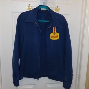 Vintage Strohs Jacket - 44" 100% polyester - no reasonable offer declined